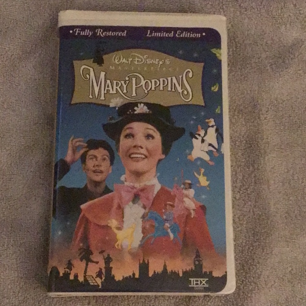Mary Poppins, VHS, tape, Limited edition, fully restored, DISNEY